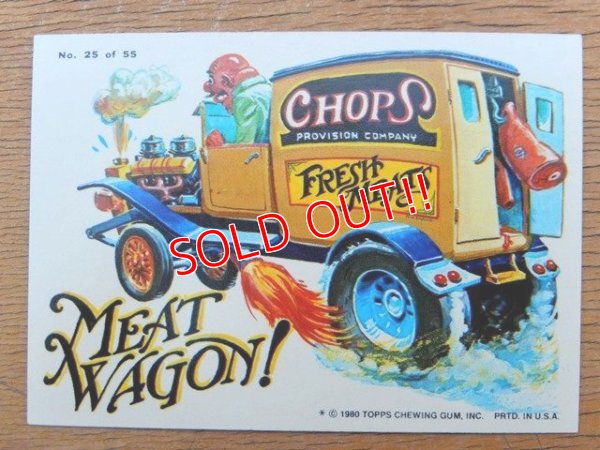 画像1: ct-150701-28 Topps / Weird Wheels Sticker No.25 of 55