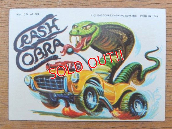 画像1: ct-150701-28 Topps / Weird Wheels Sticker No.19 of 55