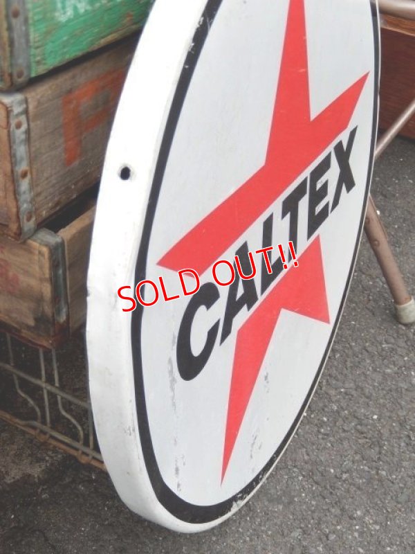 画像3: dp-151201-05 CALTEX / Vintage Steel Sign
