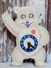 画像1: ct-151201-26 Teddy Snow Crop / 50's Wall Clock (1)