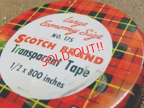 画像2: dp-151201-13 SCOTCH / Vintage Transparent Tape Can