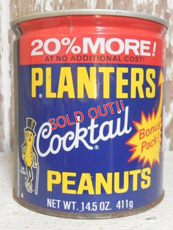 画像1: dp-151201-27 Planters / Mr.Peanuts 70's Tin Can