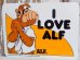 画像1: ct-151208-31 ALF / 80's Plastic Sign "I LOVE ALF" (1)