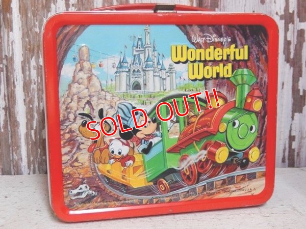 画像1: ct-151210-02 Walt Disney World / Aladdin 80's Metal Luncbox