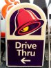 画像1: dp-151212-01 Taco Bell / 90's〜Drive Thru Sign (1)