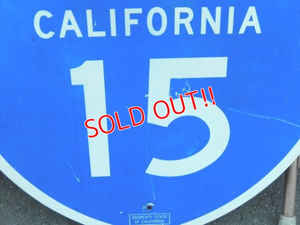 画像2: dp-151201-32 INTERSTATE Sign "California 15"
