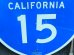 画像2: dp-151201-32 INTERSTATE Sign "California 15" (2)
