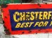 画像2: dp-151220-07 Chesterfield / 60's-70's Metal Sign (2)