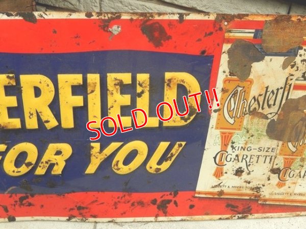 画像3: dp-151220-07 Chesterfield / 60's-70's Metal Sign
