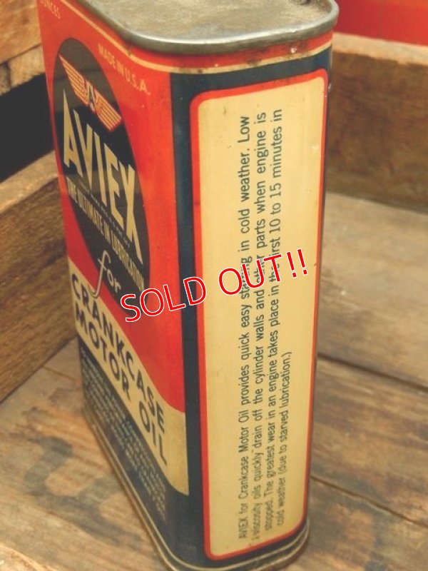 画像5: dp-151220-05 AVIEX / Vintage Motor Oil Can