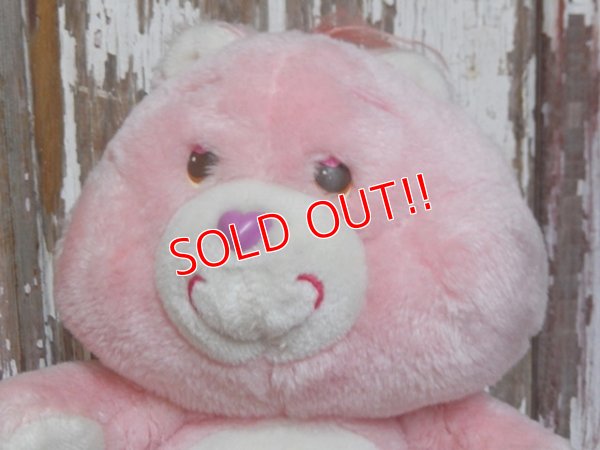 画像2: ct-151014-32 Care Bears / Kenner 80's Love-a-lot Bear Plush Doll