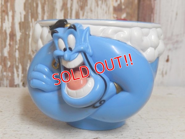 画像1: ct-151208-17 Aladdin / Genie 90's Plastic Mug