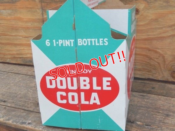 画像2: dp-151224-04 Double Cola / Vintage Paper Bottle Carrier