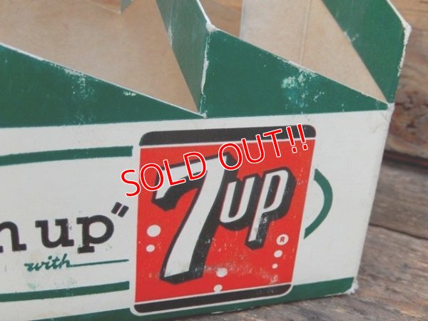 画像3: dp-151224-04 7up / Vintage Paper Bottle Carrier