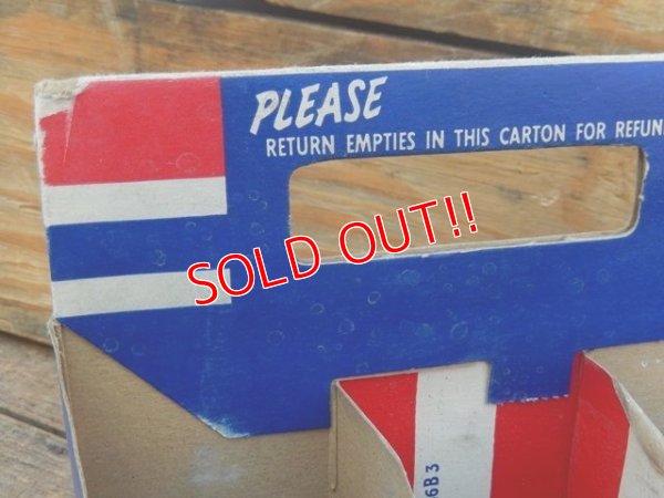 画像4: dp-151224-04 Pepsi Cola / Vintage Paper Bottle Carrier