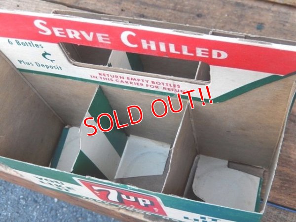 画像6: dp-151224-04 7up / Vintage Paper Bottle Carrier