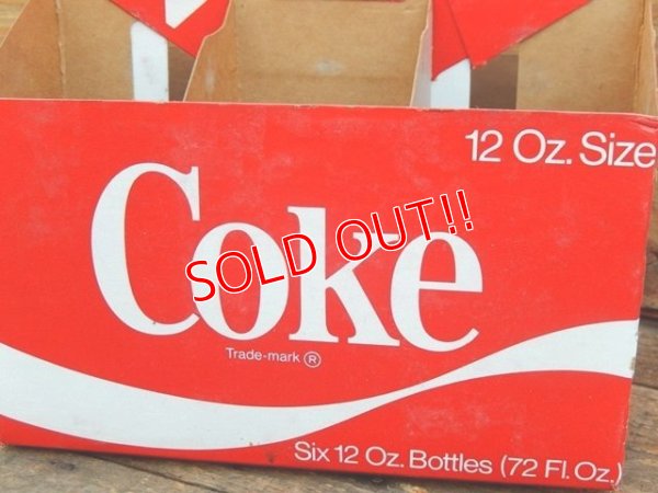 画像2: dp-151224-04 Coca Cola / Vintage Paper Bottle Carrier