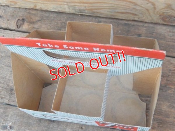 画像4: dp-151224-04 7up / Vintage Paper Bottle Carrier