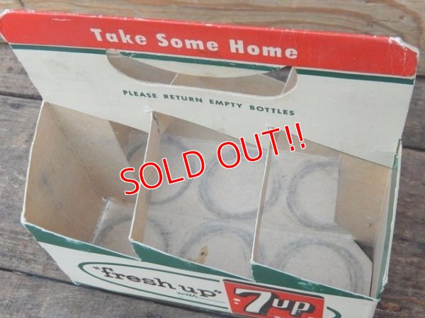 画像6: dp-151224-04 7up / Vintage Paper Bottle Carrier