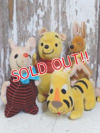 ct-160106-11 Winnie the Pooh / 60's Plush Doll Set