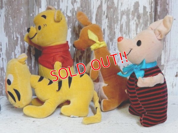 画像6: ct-160106-11 Winnie the Pooh / 60's Plush Doll Set