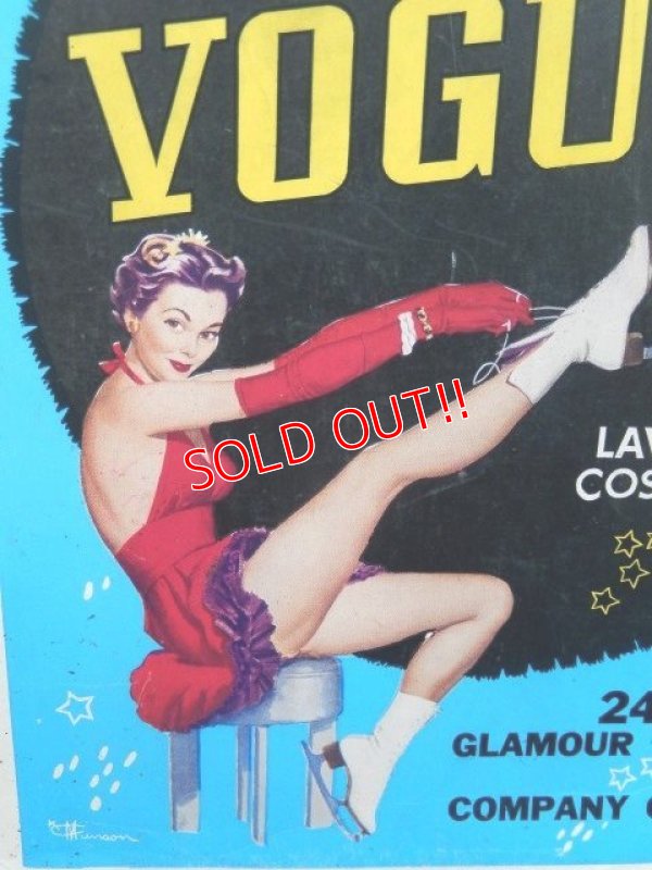 画像2: dp-160106-11 ICE VOGUES / 1954 Poster