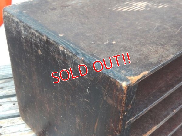 画像4: dp-160106-10 Vintage Wood Document Box