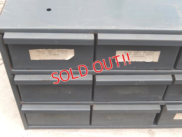画像2: dp-151220-09 Metal Parts Cabinet