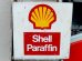 画像1: dp-160113-01 Shell / 80's〜 W-side Metal Sign (1)