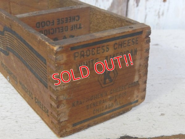 画像4: dp-160120-18 Kraft / Vintage Cheese Wood Box (S)