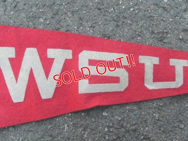 画像3: dp-160120-25 WSU / Vintage College Pennant