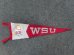 画像2: dp-160120-25 WSU / Vintage College Pennant (2)