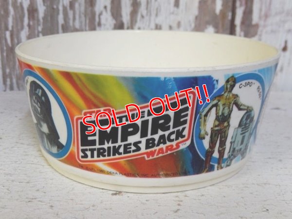 画像1: ct-160106-27 STAR WARS /The Empire Strikes Back 80's DEKA Plastic Bowl