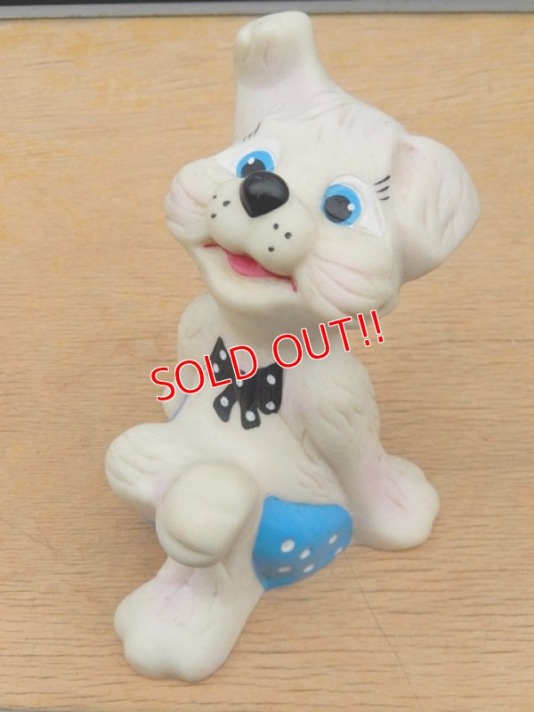 画像1: ct-160201-10 Vintage Dog Rubber Doll