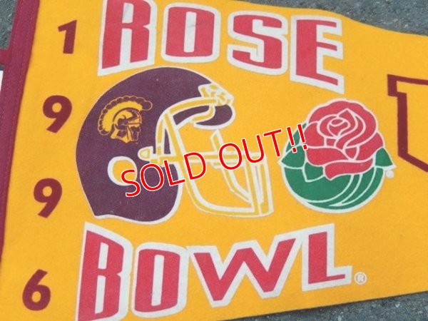 画像2: dp-160203-08 College Pennant "USC TROJANS ROSE BOWL"