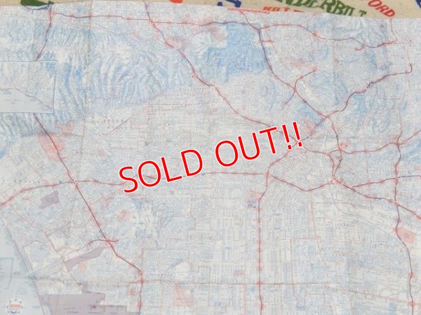 画像5: dp-160301-07 Chevron / 70's Road Map "Los Angels"