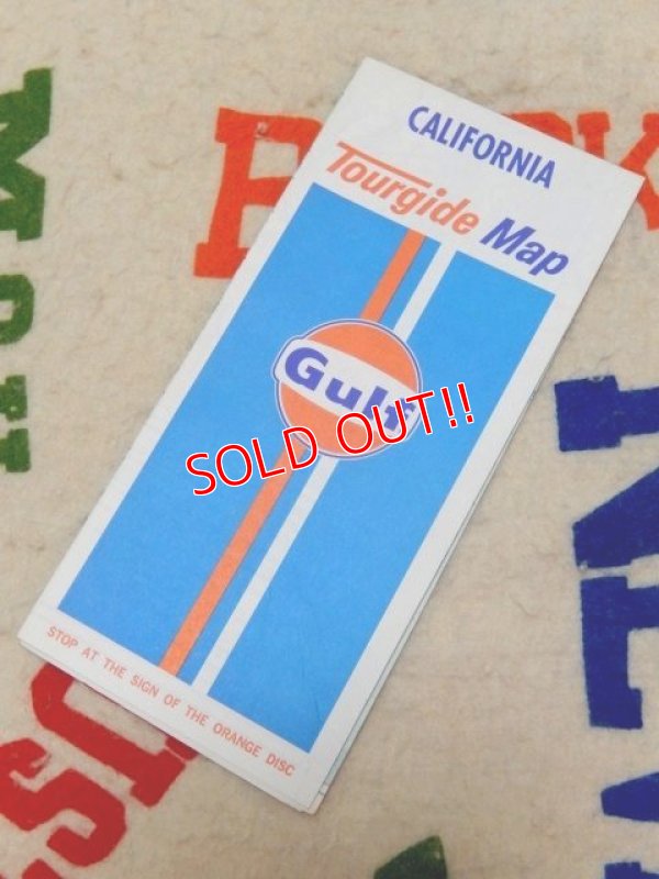 画像1: dp-160301-07 Gulf / 70's Road Map "California"