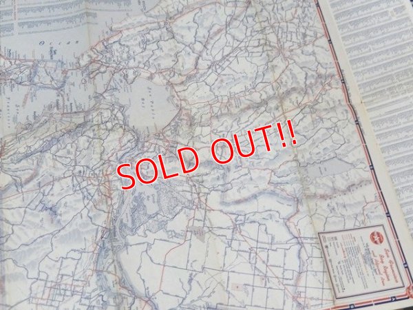 画像5: dp-160301-07 Flying A Service / 50's Road Map "Oakland-East"