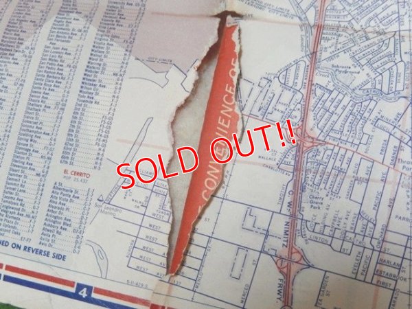 画像3: dp-160301-07 Flying A Service / 50's Road Map "Oakland-East"