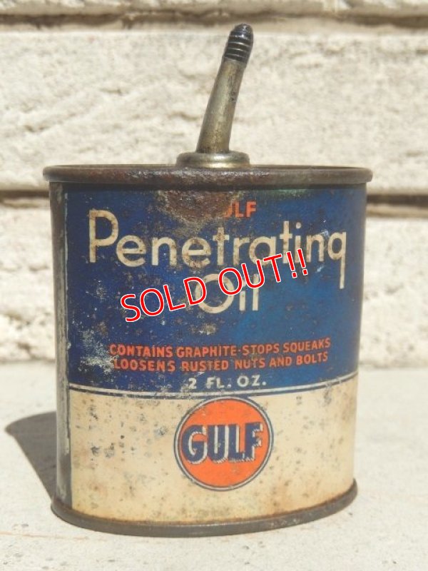 画像1: dp-160302-11 Gulf / 30's Penetrating Handy Oil Can