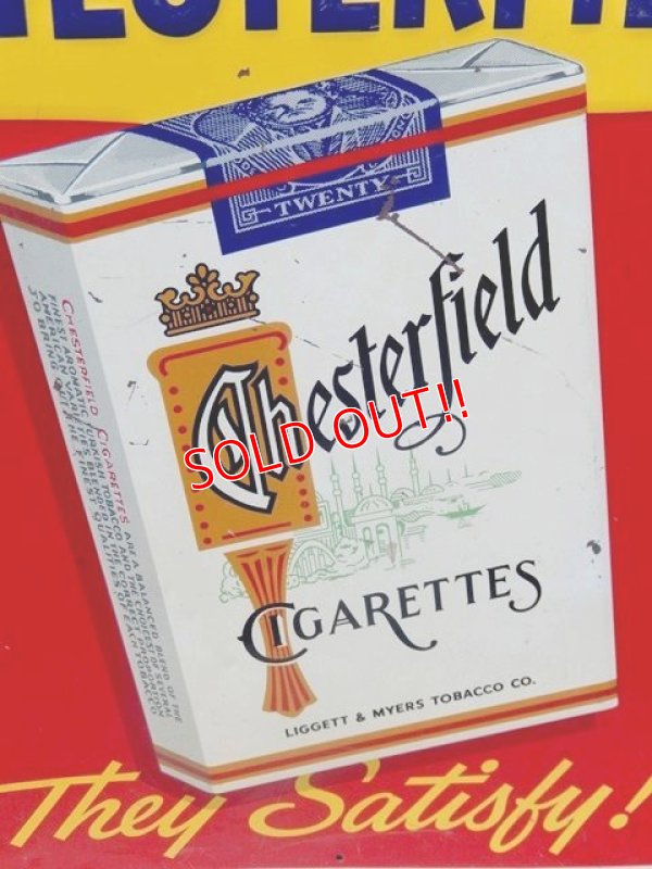 画像2: dp-160302-18 Chesterfield / 50's-60's Metal Sign