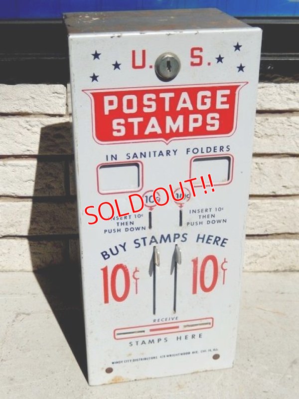 画像1: dp-160302-20 60's U.S. Postage Stamps Vending Machine