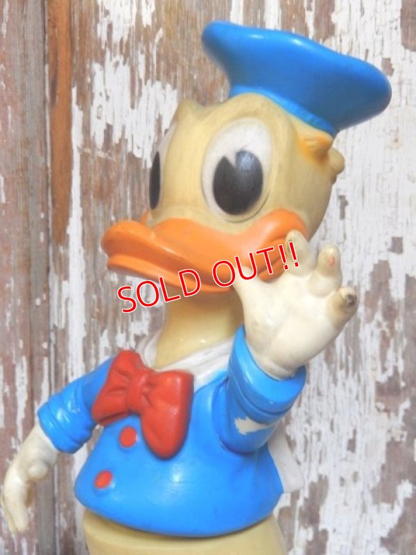 画像2: ct-131202-02 Donald Duck / Ledraplastic 60's Rubber Doll (Red Button)