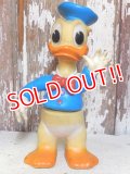 ct-131202-02 Donald Duck / Ledraplastic 60's Rubber Doll (Red Button)