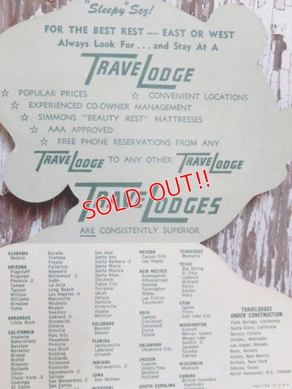 画像5: ct-160309-21 Travelodge / Sleepy Bear 60's Post Card