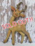 ct-160309-25 Rempel / 1950's Flagtail Reindeer Rubber Doll