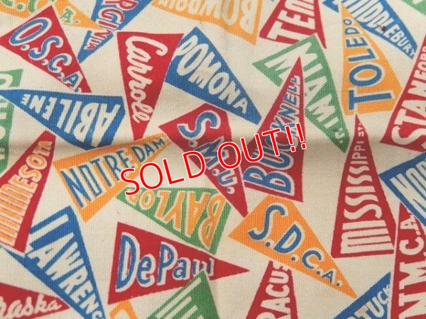 画像3: dp-160309-14 50's-60's College Pennant Canvas Bag