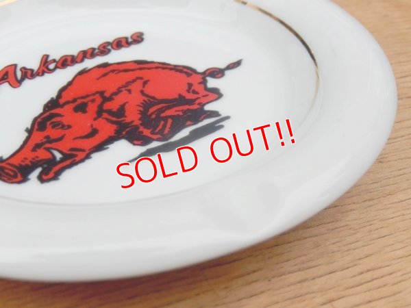 画像3: dp-160309-16 University of Arkansas Ashtray 