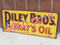 dp-160309-34 Riley Bros Oil / 50's Metal Sign
