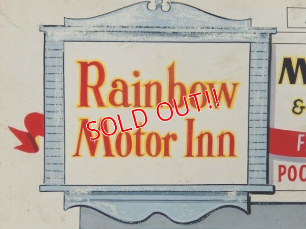 画像2: dp-160309-43 Rainbow Motor Inn / Vintage Poster